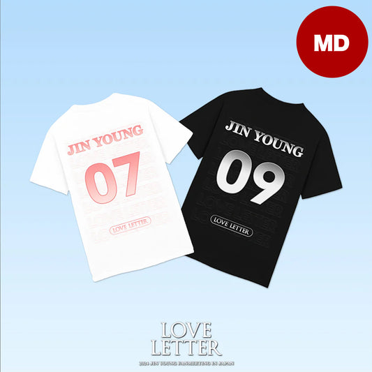 【회장 수령 한정】ㅤㅤJIN YOUNG _ T셔츠(백/흑) 