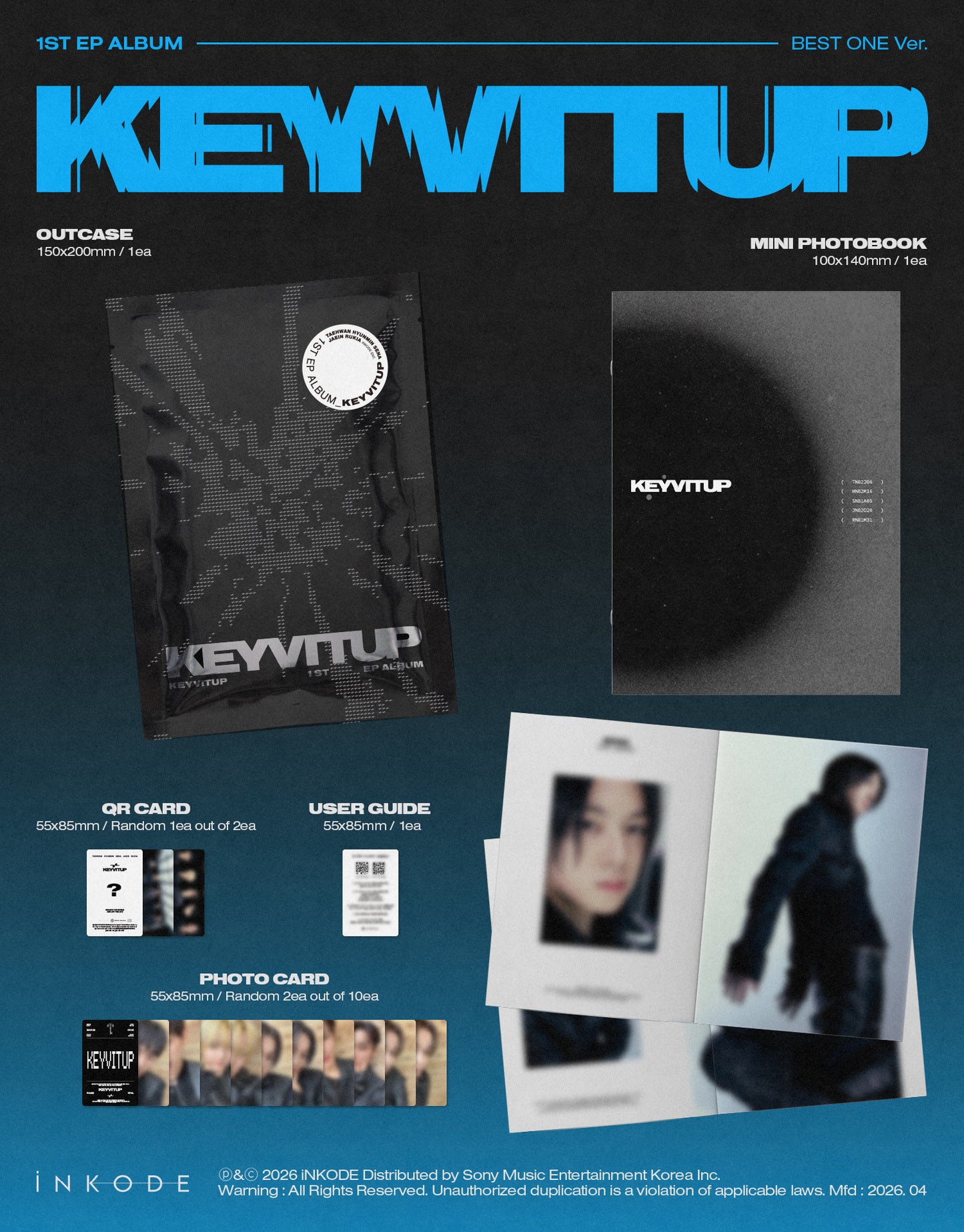 「先着/韓国式団体サイン会観覧券」 KEYVITUP 1ST EP ALBUM < KEYVITUP > RELEASE EVENT in TOKYO